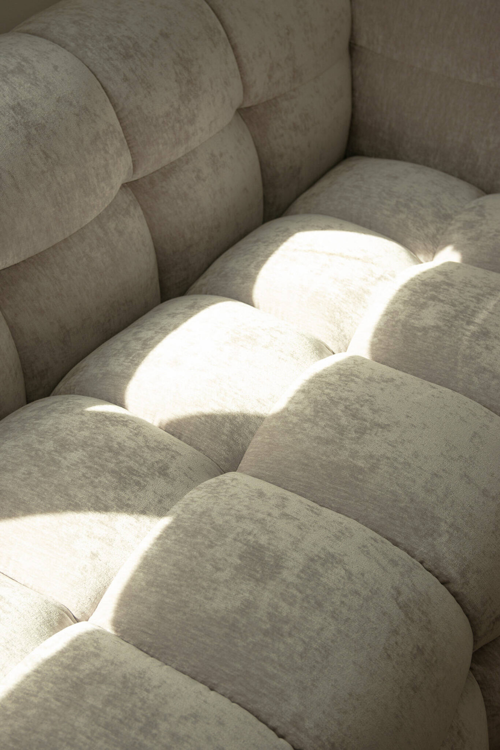 Nordic Line :: Michelle (ehemals Michelin) 3-Sitzer Polstersofa, grau, 236x68x105 cm