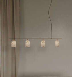Embassy Interiors :: Urania Alabaster Quadruple Constellation Pendelleuchte/Kronleuchter