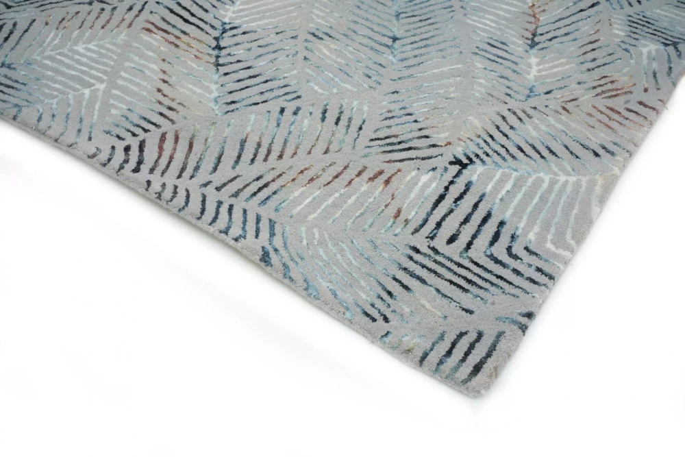 Carpet Decor :: Carpet Palms Grey handmade