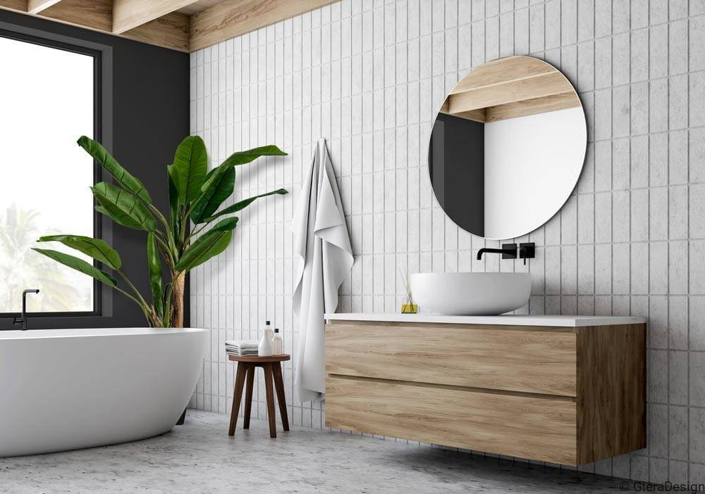 GieraDesign :: Spiegel super runden Durchmesser 50 weiß