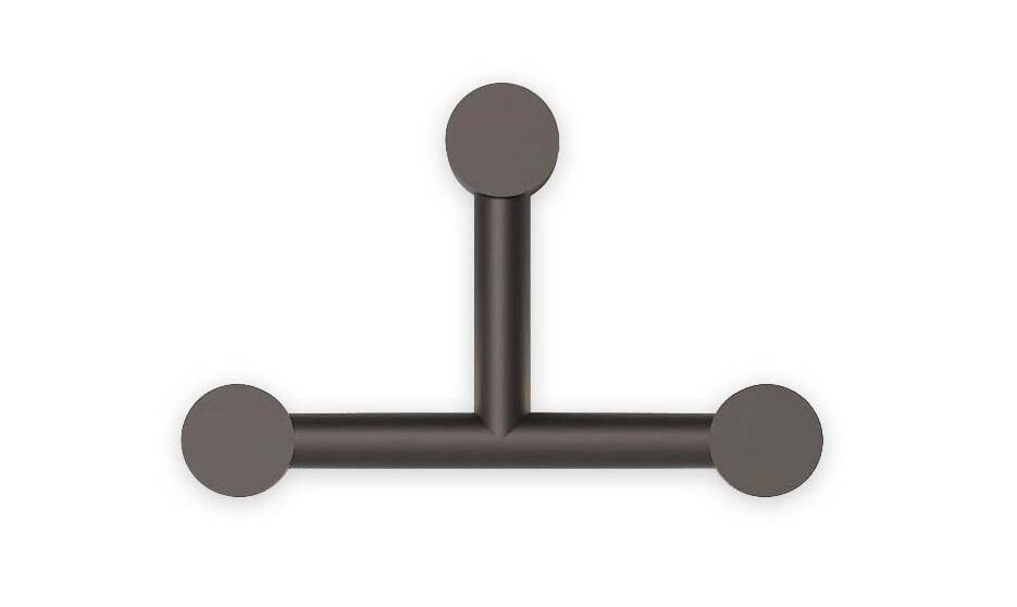 Robin :: Rigoberta Indirect Trio schwarze Wandleuchte, Breite 45 cm