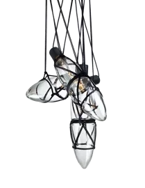 Bomma :: Shibari 3 transparent hanging lamp