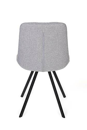 Claudie :: Polsterstuhl Kylie, Farbe nach Wahl, Metallbeine, Breite 53 cm