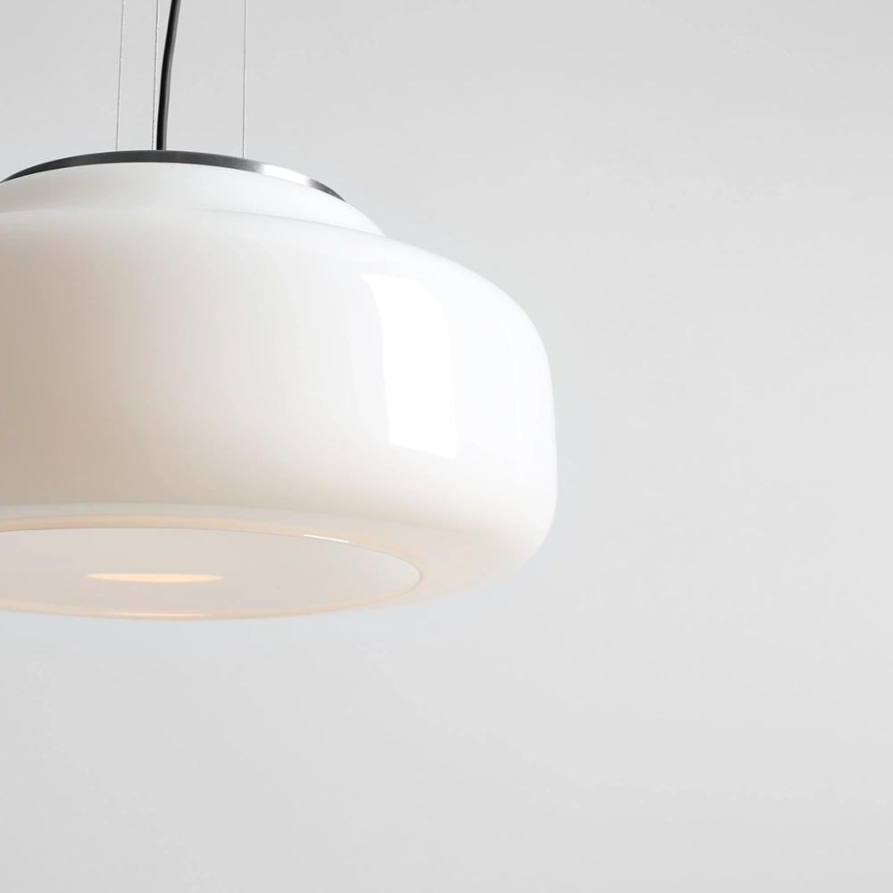 Artera :: Lampa wisząca Bonbon 2.0 Almond rozm. L śr. 40 cm biały / stalowe mocowanie