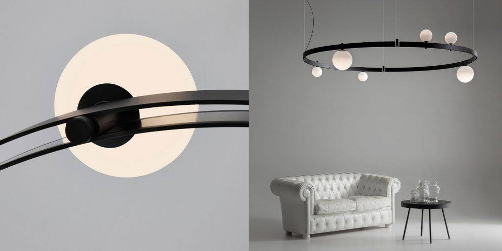 Karman :: Stant hanging lamp, width 103 cm, black