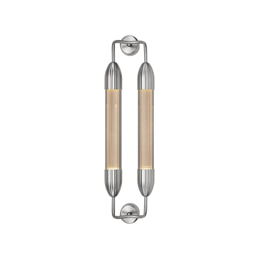 Umage :: Lemon Squeeze Double Short wall lamp / sconce, height 77 cm, polished steel
