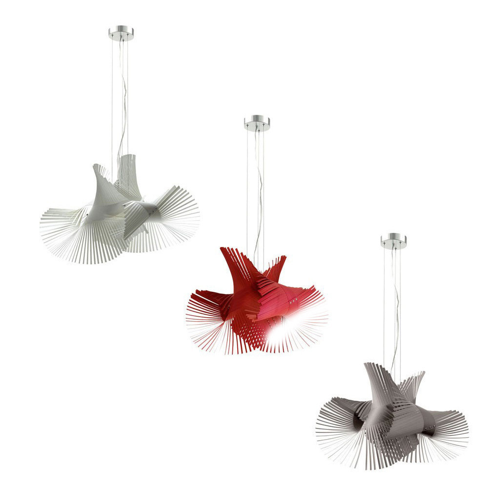 LZF :: Lampa wisząca Mini Mikado biała śr. 70 cm