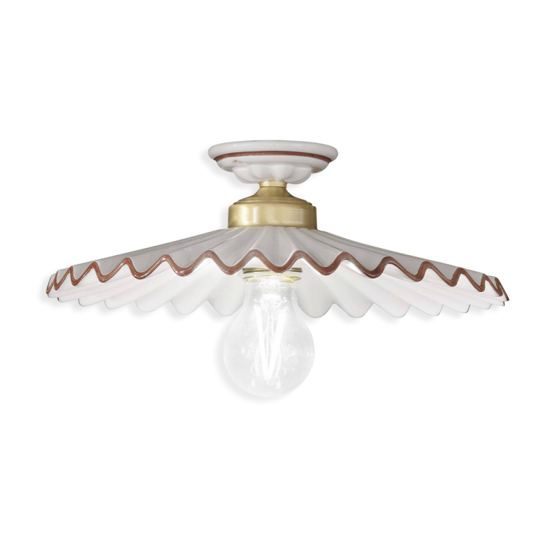 Ferroluce :: L'Aquila ceiling lamp, white, diameter 41 cm