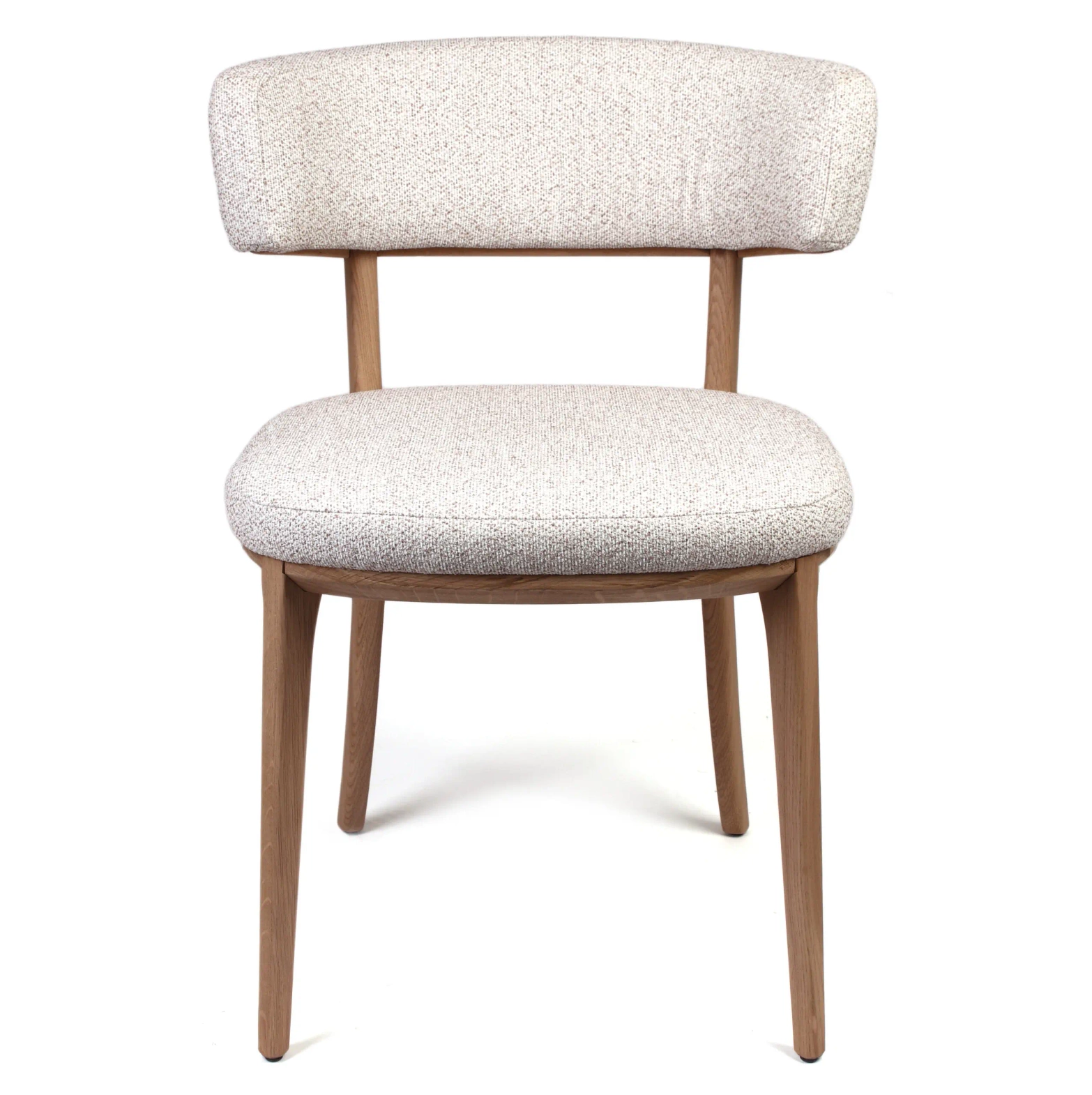 Claudie :: Molly Polsterstuhl, Holzbeine, Farbe nach Wahl, Breite 61,5 cm