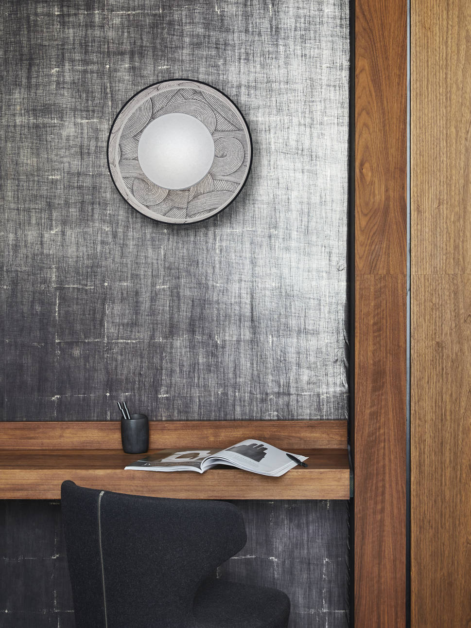 Market Set :: Sconce Mokuzai grey dia. 38 cm