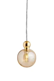 EBB & FLOW :: Hanging lamp Uva Golden smoke gold dia. 7 cm size M
