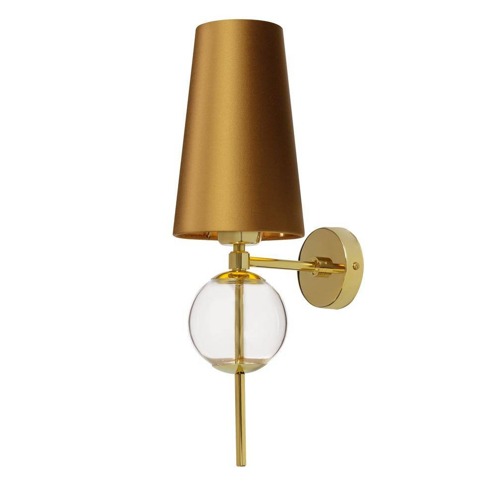 Kaspa :: Wandlampe aus Glas Coco Höhe 50 cm gold