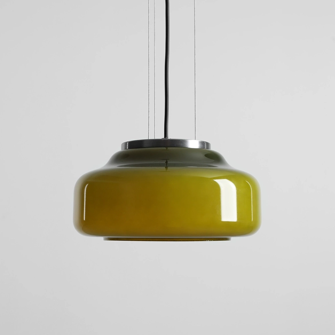 Artera :: Lampa wisząca Bonbon 2.0 Lime rozm. M śr. 25 cm zielona / stalowe mocowanie