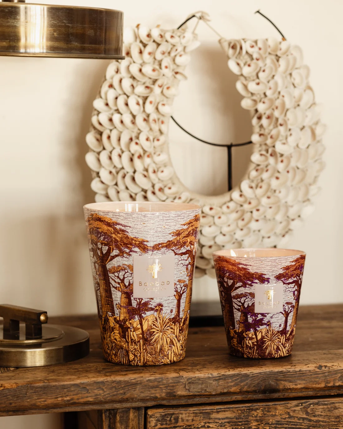 Baobab :: Sacred Trees Masasso Scented Candle Hazelnut Leaves / Green Fig / Sandalwood