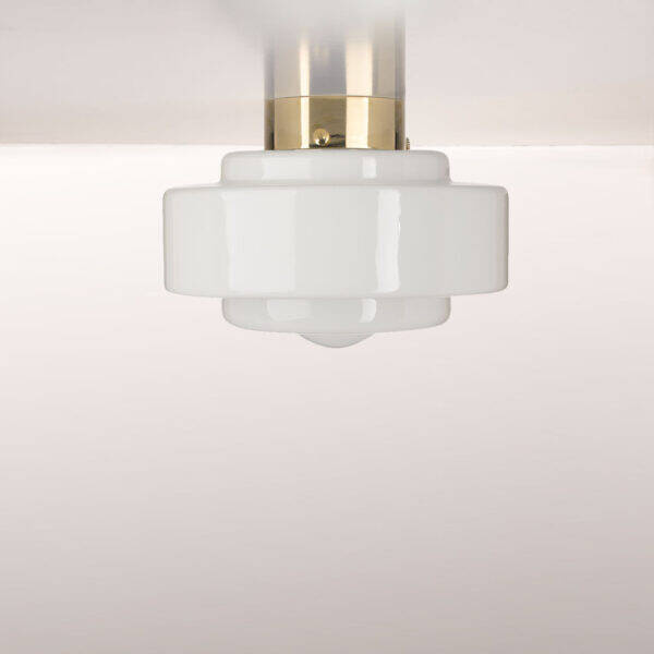 Embassy Interiors :: Mémoire glass brass wall/ceiling lamp, diameter 30 cm