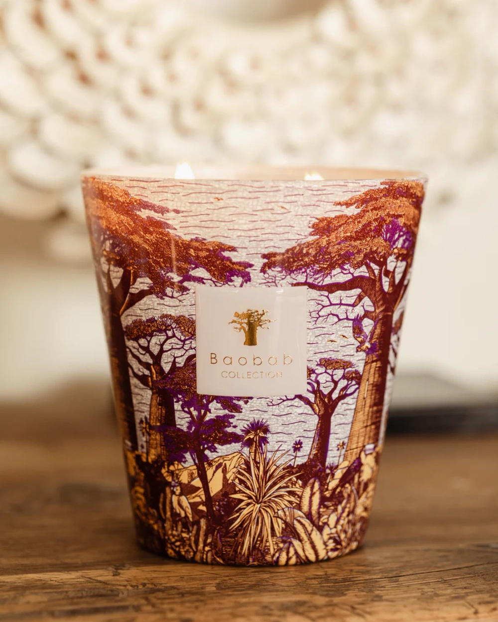 Baobab :: Sacred Trees Masasso Scented Candle Hazelnut Leaves / Green Fig / Sandalwood