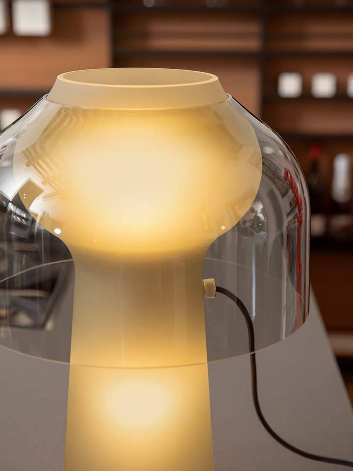 Karman :: Lilly table lamp, height 48 cm, gray