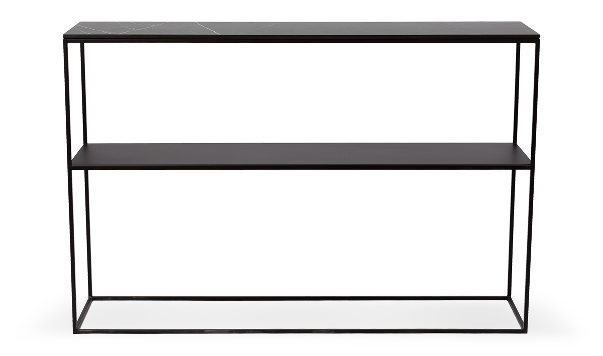 Nordifra :: Konsole Marmor Stam Breite 115 cm schwarz