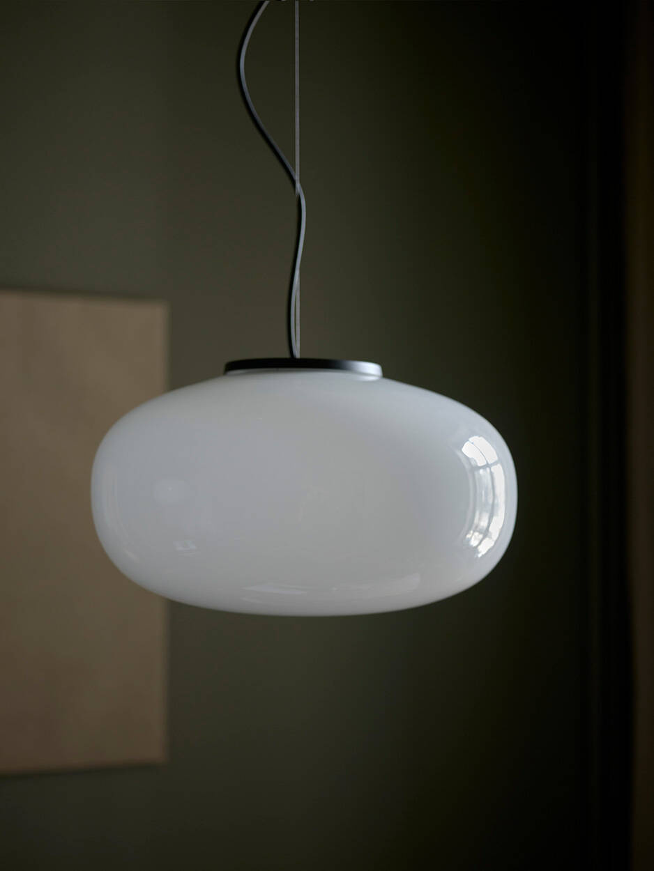 New Works :: Karl-Johan pendant lamp, diameter 40cm, opal