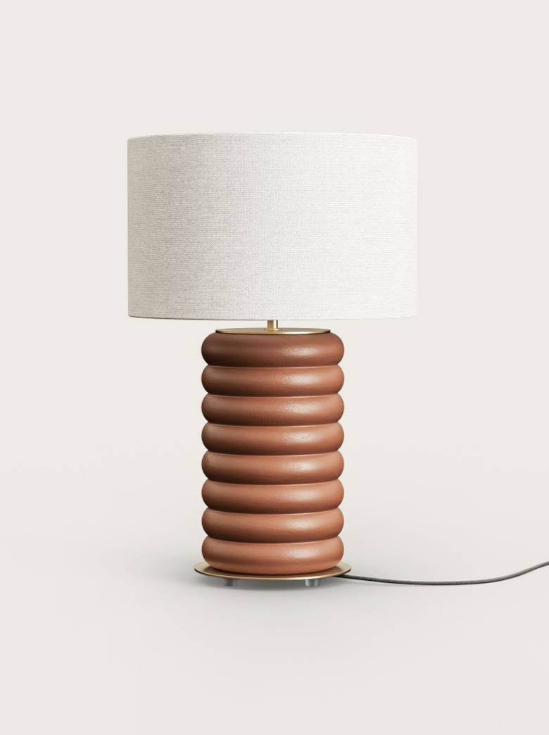 Aromas :: Onut table lamp, ceramic, hand-painted base, height 59.5 cm, color to choose from