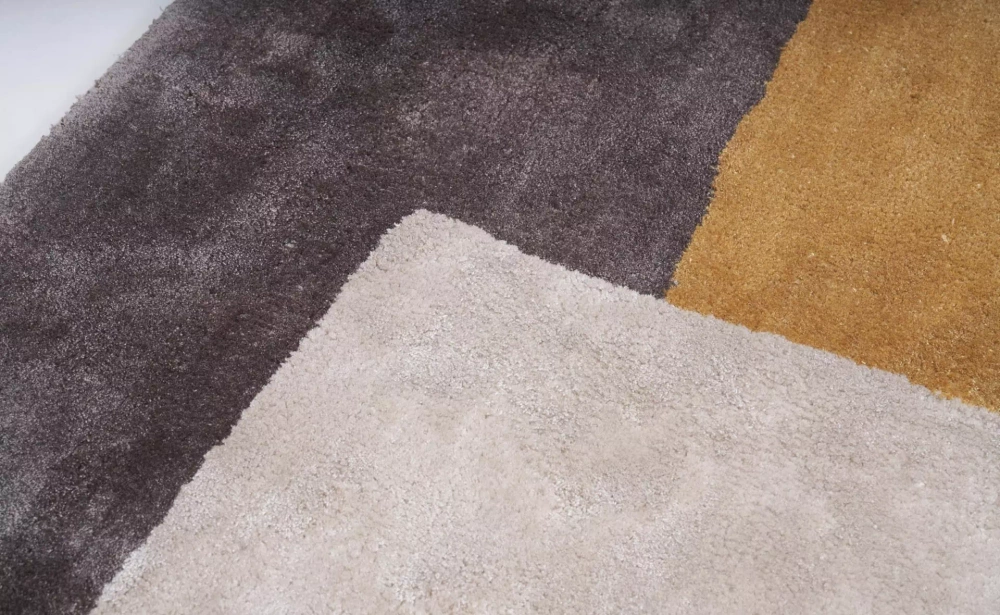 Carpet Decor :: Teppich von viskose Retro handgefertigt beige