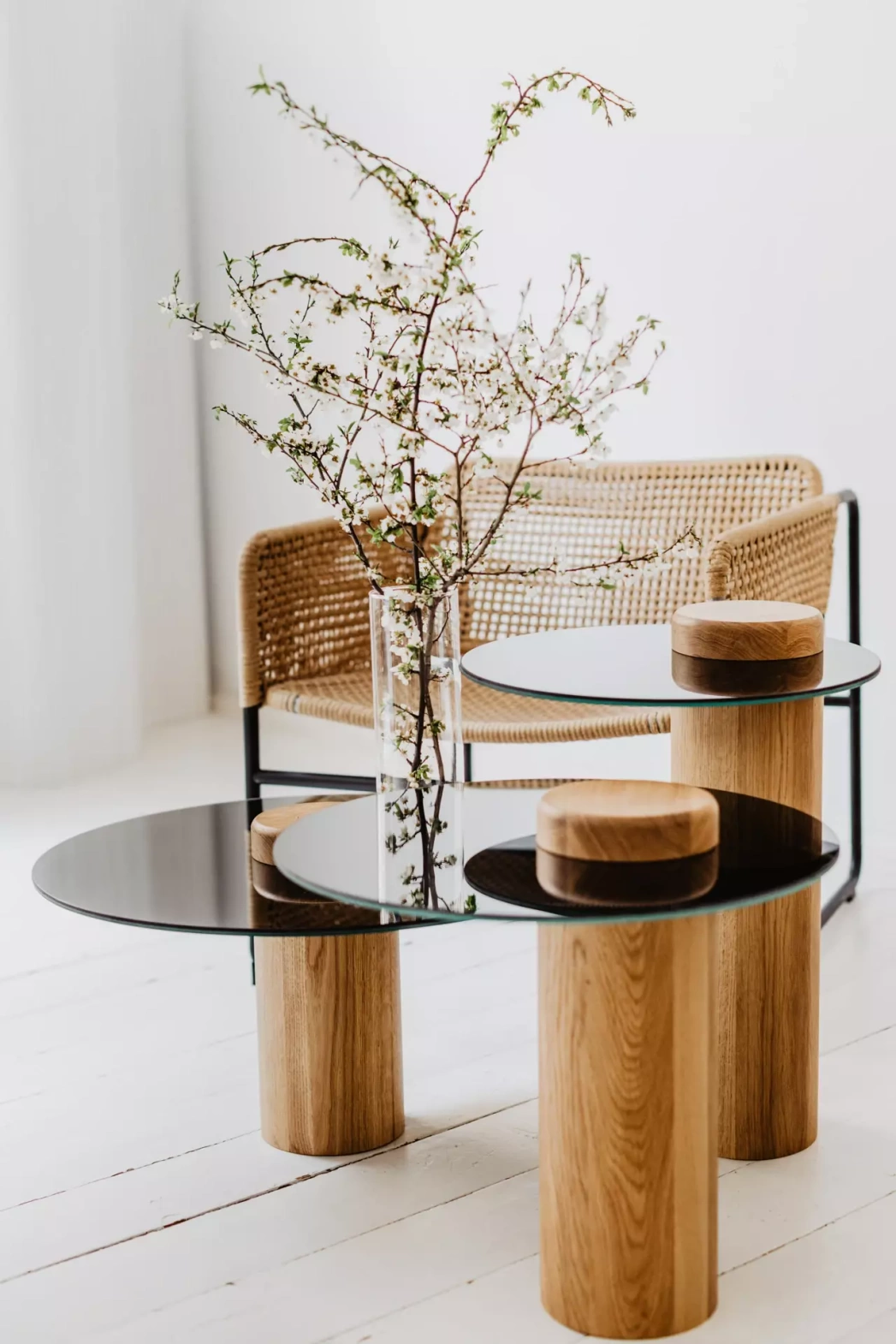 NORDIFRA :: Coffee table Tyk 430 oak natural H: 57 cm