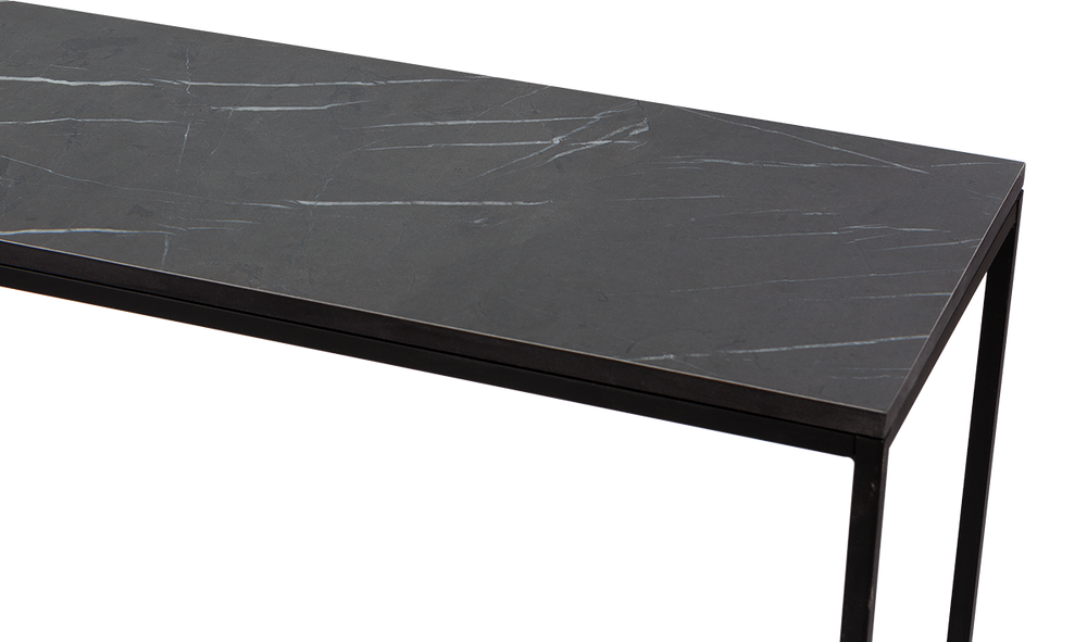 Nordifra :: Konsole Marmor Stam Breite 115 cm schwarz