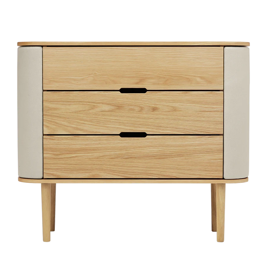 Umage :: Treasures Chest of Drawers, 3 Drawers, Oak, Width: 109 cm