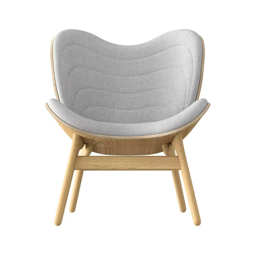 Umage :: Conversation Piece Sterling Polstersessel, grau, Breite 70 cm