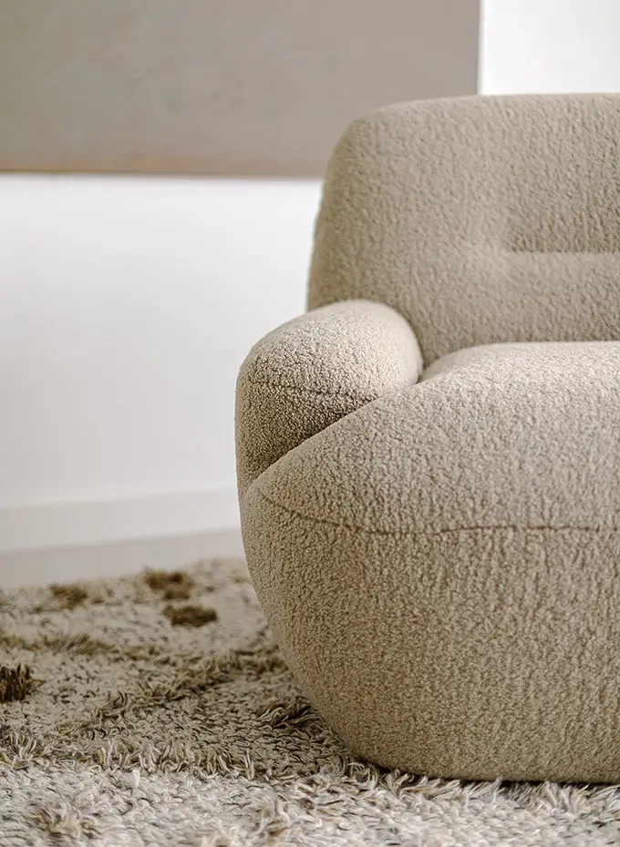 Sits :: Uma upholstered armchair also available in a swivel version