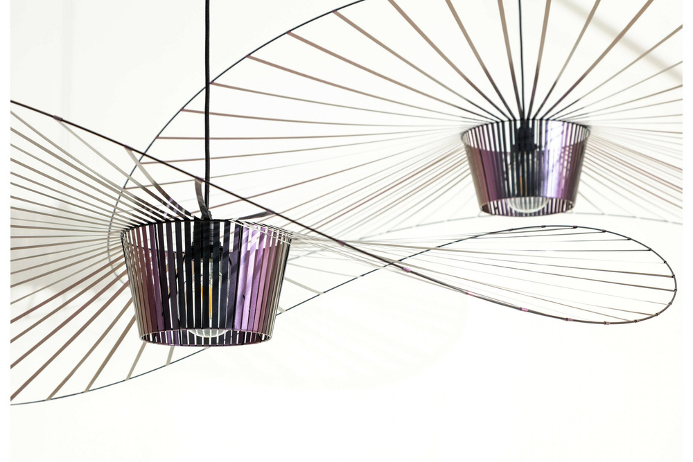 Petite Friture :: Hängelampe aus Metall Vertigo opal Durchmesser 200 cm schwarz