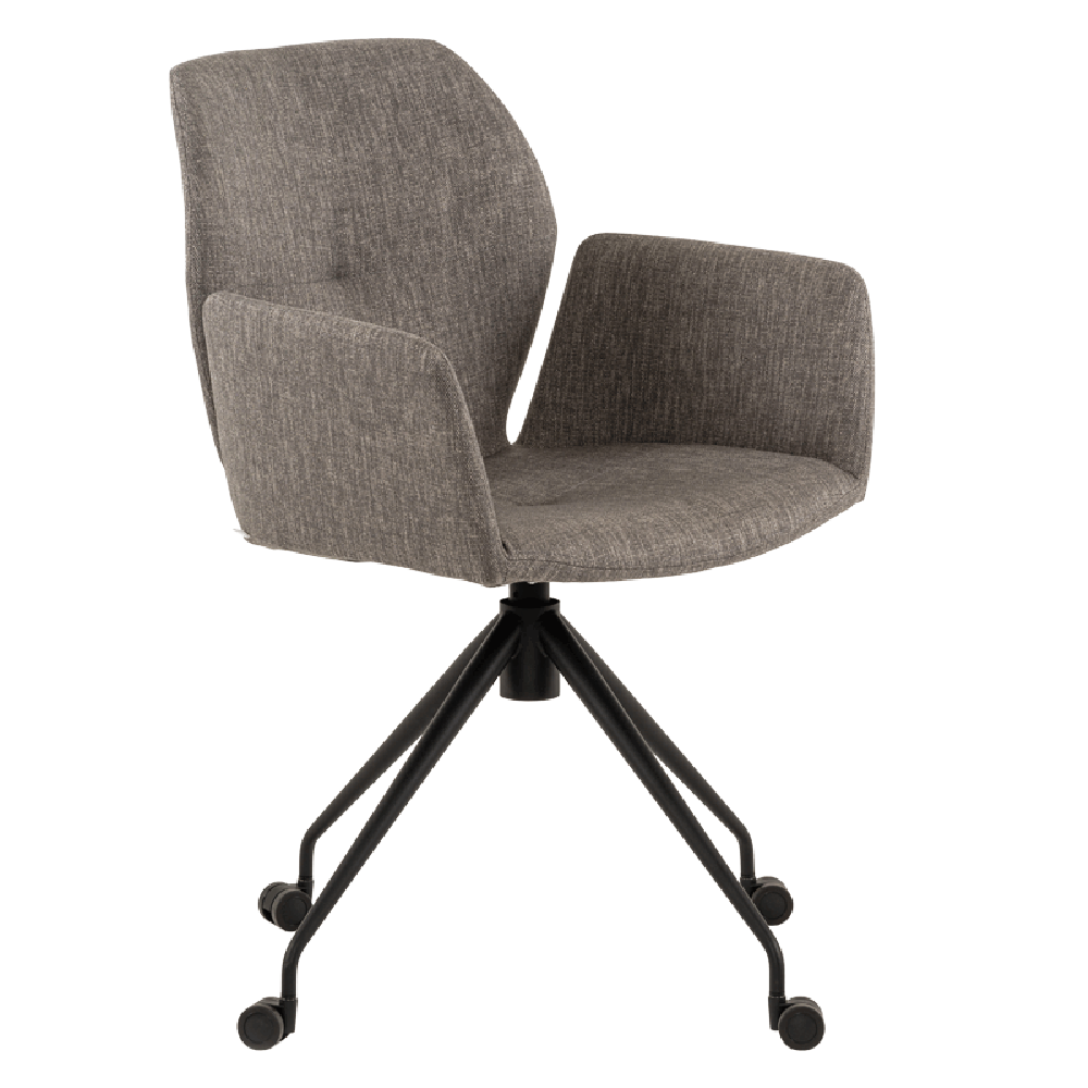 Mobitec :: Mood 95 office chair, swivel, 60 cm wide, with armrests, gray