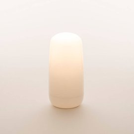 Artemide :: Tischlampe aus Plastik Gople Portable Höhe 27 cm weiß