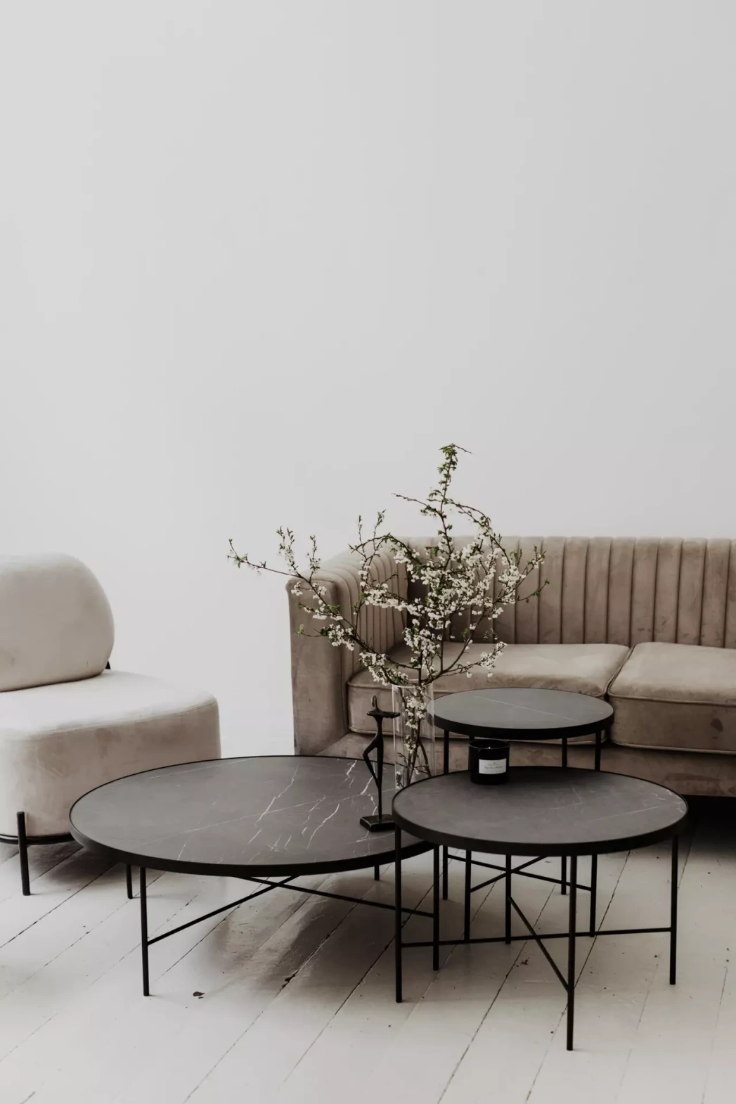 Nordifra :: Stolik kawowy Tre 600 czarny dąb rozm. M