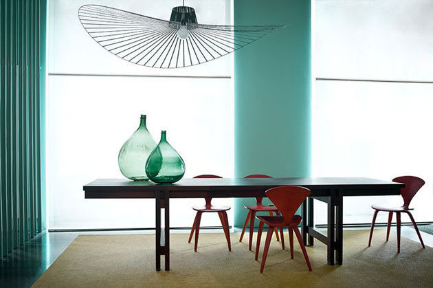 Petite Friture :: Lampa wisząca Vertigo zielona śr. 200 cm