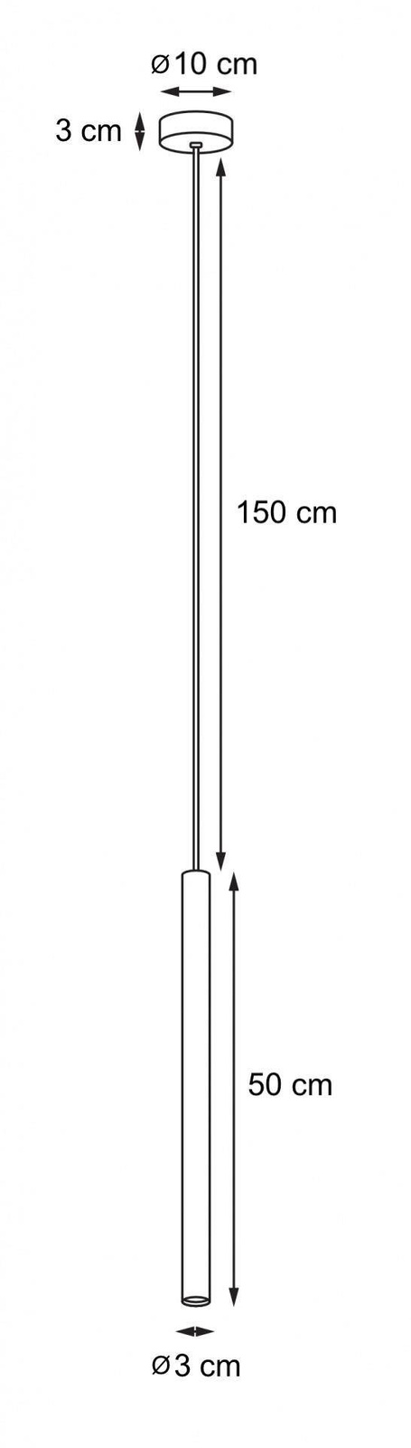 Kaspa :: Roll 1 New Hängeleuchte, schwarz, Durchmesser 3 cm