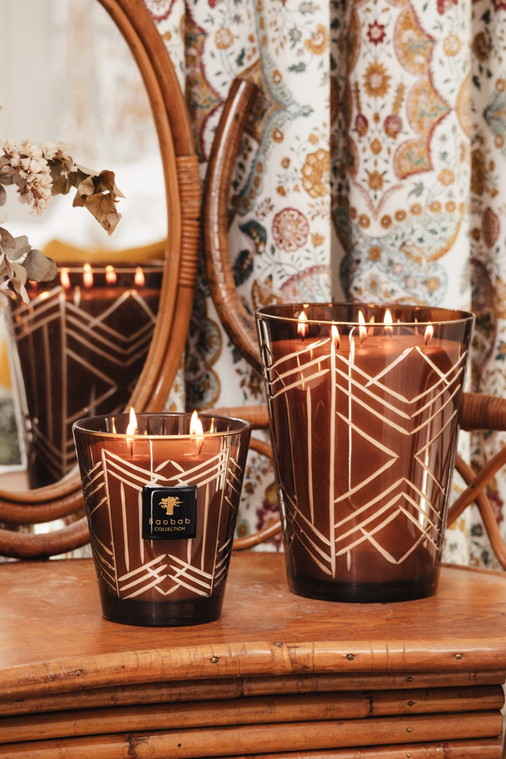 Baobab :: Świeca zapachowa Fontenay Cernay Kadzidło / Cedr / Skóra