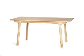 Szyszka Design :: Tisch aus Holz Kiko mittlere Eiche 180/280x90 braun