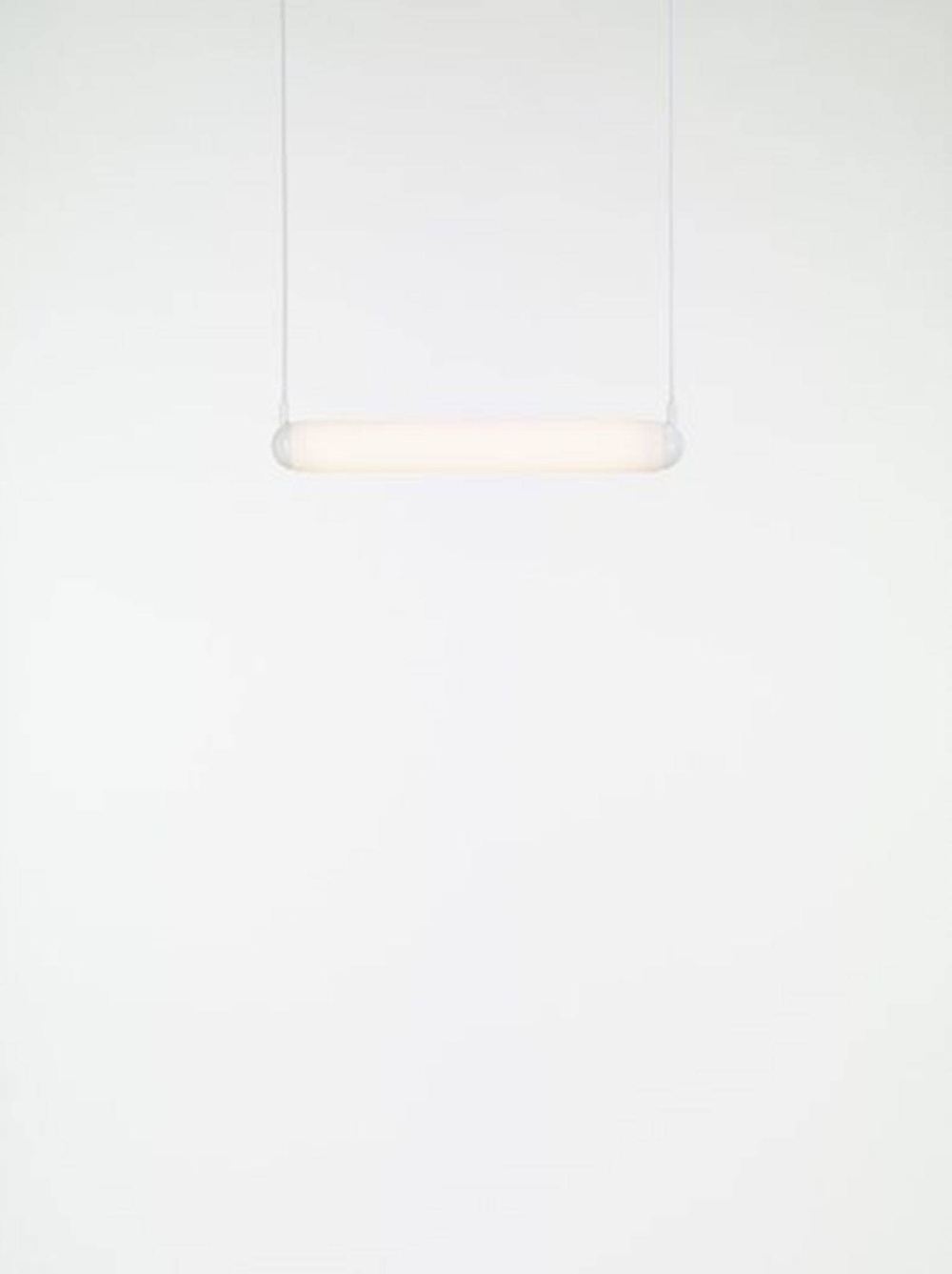 Brokis :: Pendent lamp Puro Solo Horizontal white W: 63 cm