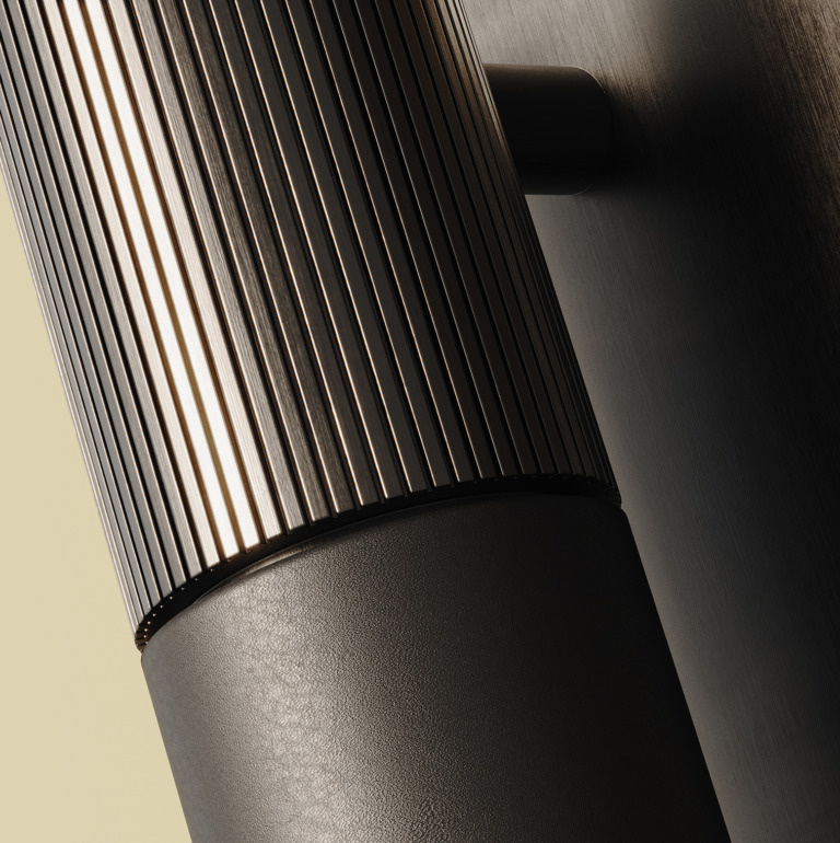 Aromas :: Lampa ścienna / kinkiet Tura C czarny metal