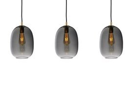 Kaspa :: Hanging lamp Onyx 3 shades black