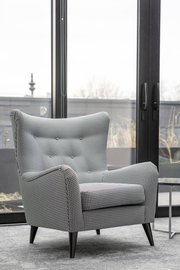 Nordic Line :: Sessel gepolstert Enjoy pepitka 85x96x95 cm schwarz