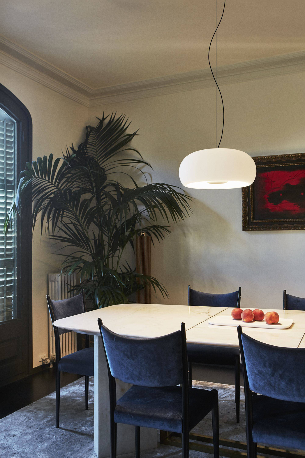 Marset :: Vetra white hanging lamp, diameter 43 cm