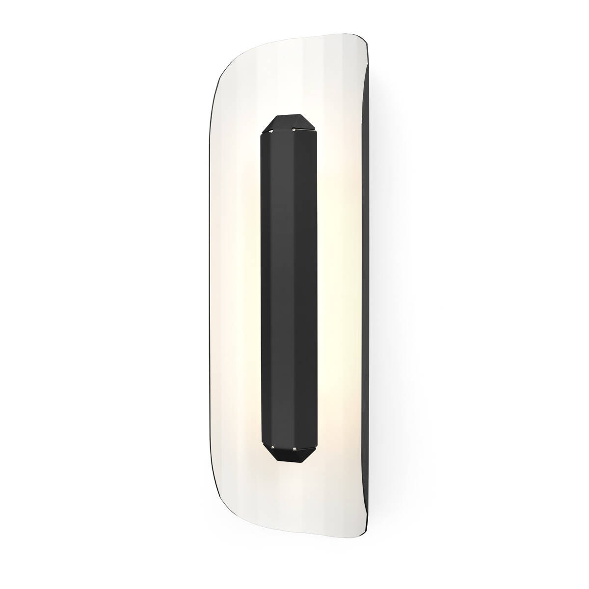 Kaspa :: Apolin wall lamp / sconce, height 65 cm, black and white