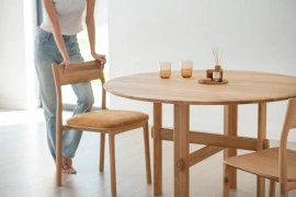 Szyszka Design :: Stół dębowy Olio okrągły wybarwienie drewna do wyboru