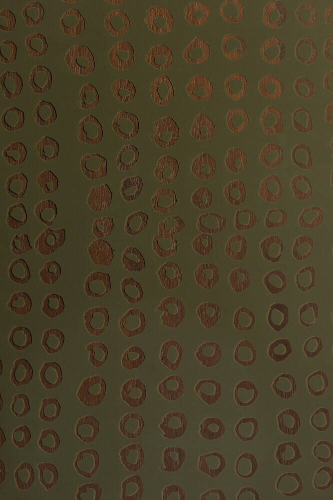 Ethnicraft :: Second Nature quadratisches Tablett, Breite 38 cm, Größe S, grün und braun