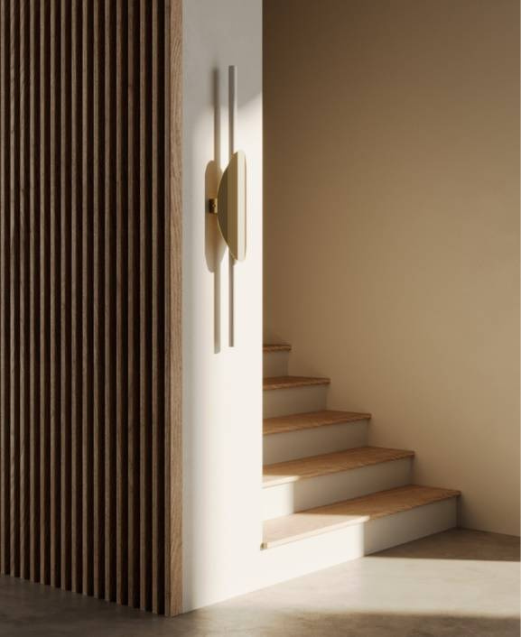 Aromas :: Xago Wandleuchte / Wandleuchte, Höhe 100 cm, schwarz