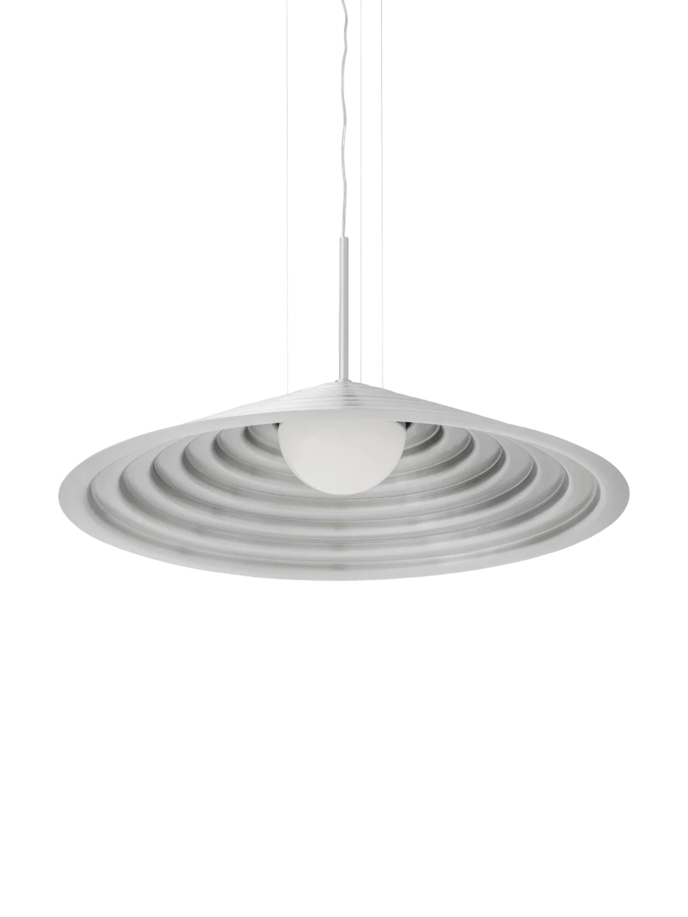 Audo Copenhagen ::  Hängelampe Chancery Durchmesser 75 cm silber