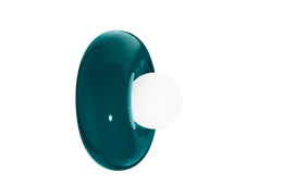 Ferroluce :: Bumbum Wandleuchte/Wandleuchte, Durchmesser 25 cm, Keramik, dunkelblau