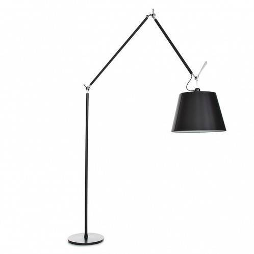 Artemide :: Lampa podłogowa Tolomeo Mega czarna śr. 36 cm